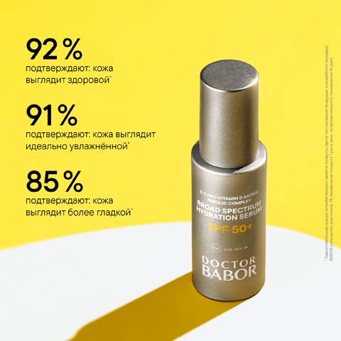 Увлажняющая Солнцезащитная Сыворотка SPF 50+ с Эктоином и Провитамином D