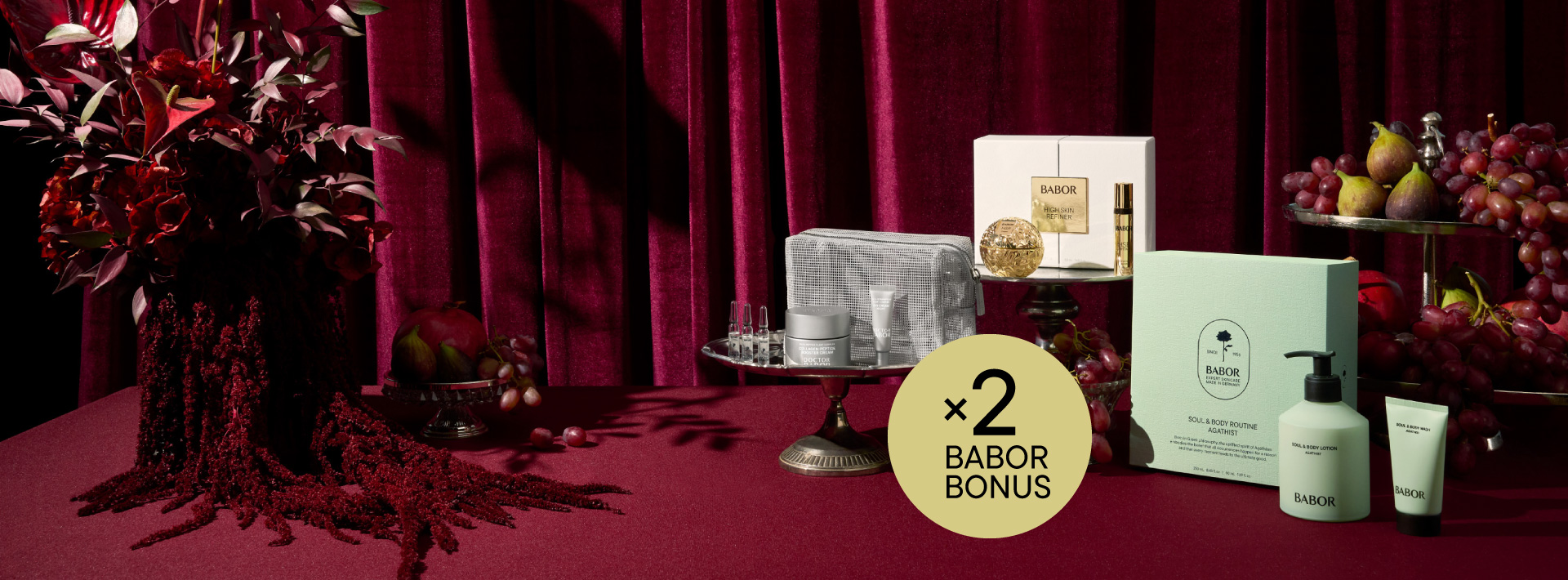 Двойные баллы BABOR BONUS за покупку подарков