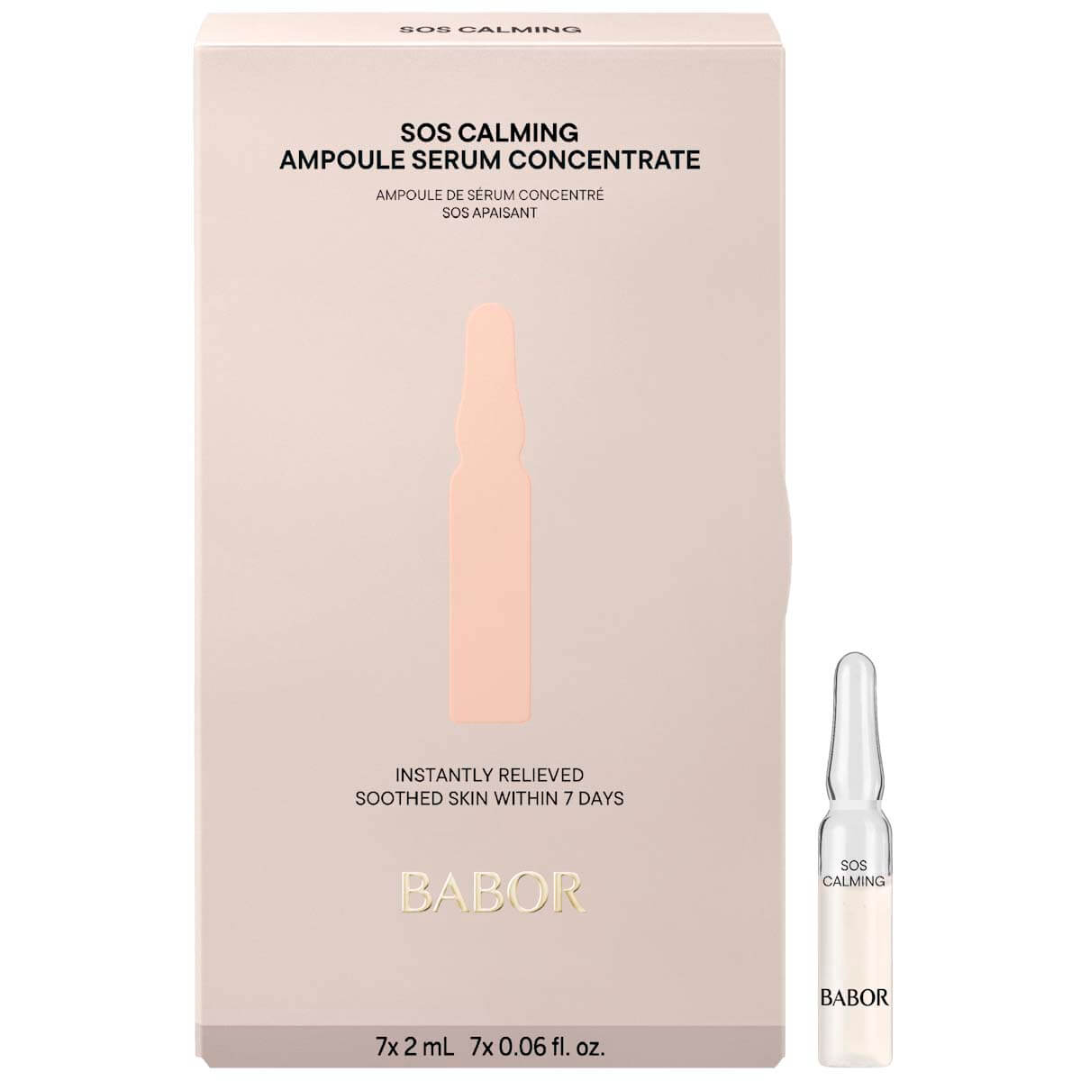 

Ампульные сыворотки SOS Антистресс успокаивают раздражённую кожу, Успокаивающий эффект + коррекция следов стресса