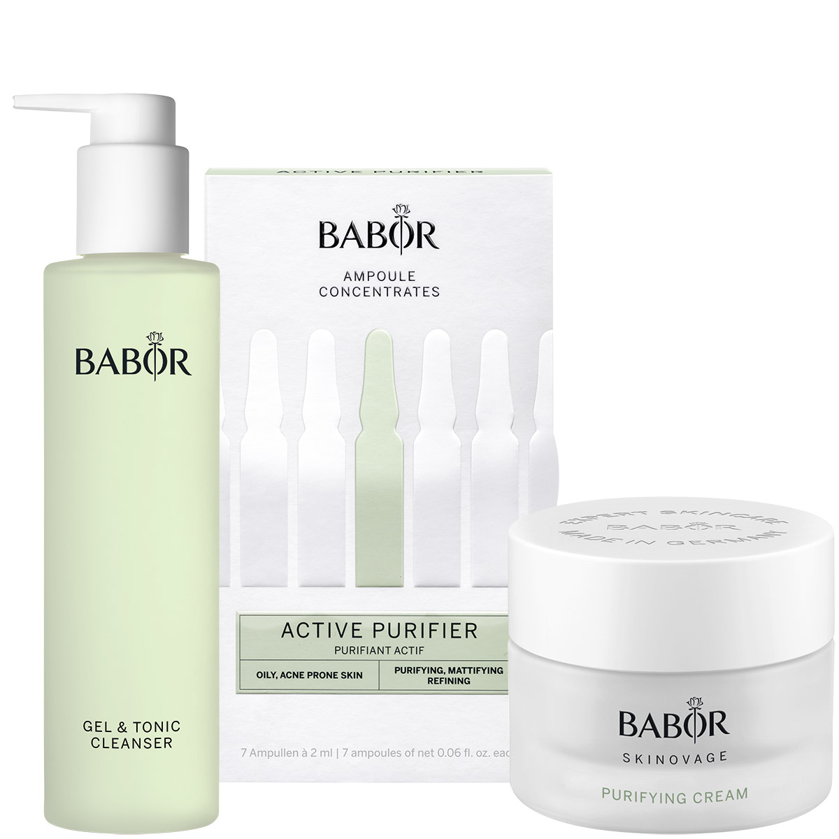 

Трио для проблемной кожи, Ежедневный уход против акне